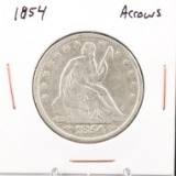 1854 Seated Half Dollar