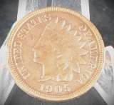 1905 Indian Head Cent Red