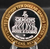 (2) $10 Silver Gaming Tokens