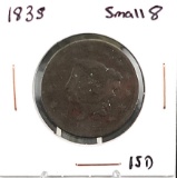 1835 Coronet Hair Large Cent