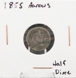 1855 Seated Half Dime
