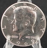 1969-D and 1976-S Silver Kennedy Half Dollars