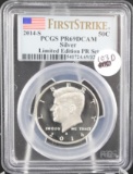 2014-S First Strike Silver Kennedy Half Dollar