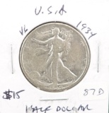 1934 Walking Liberty Half Dollar