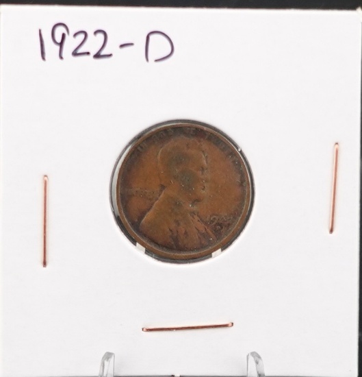1922-d Wheat Cent