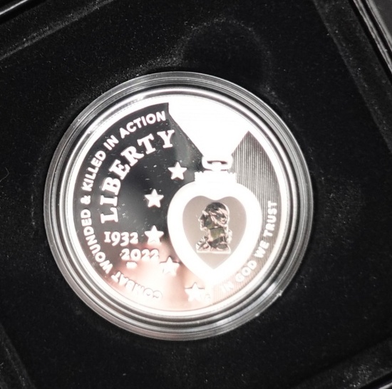 2022-w Purple Heart Hall Of Honor Coin
