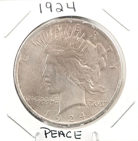 1924 Peace Dollar