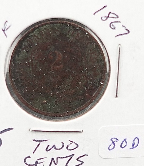 1867 2 Cent Piece
