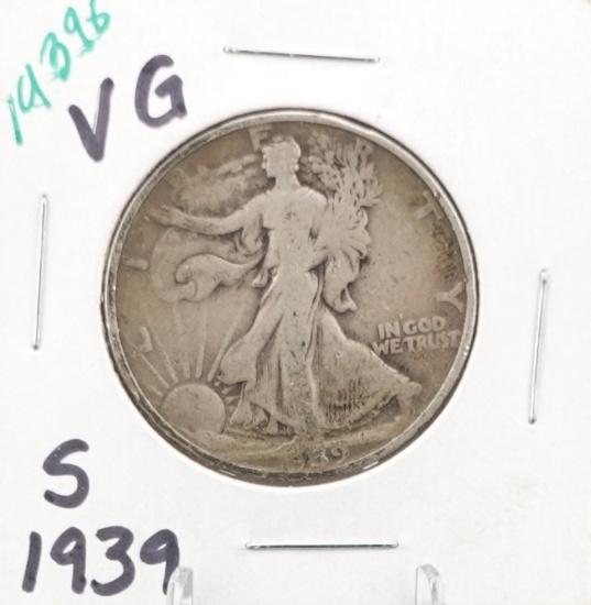 1939-S Walking Liberty Half Dollar