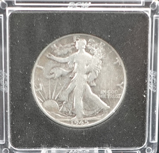 1945 Walking Liberty Half Dollar