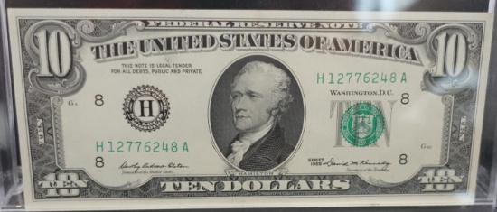1969 $10 Note