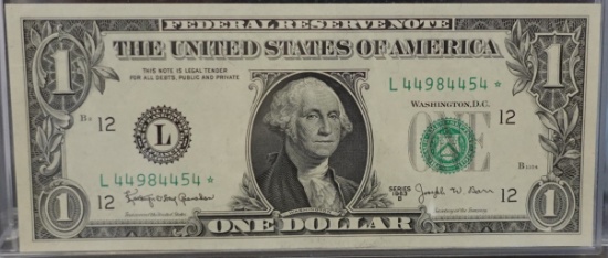 (2) $1 Bar Star Notes