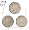 1939 P, D and S Mercury Dime Set