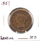 1851 Braided Hair Large Cent