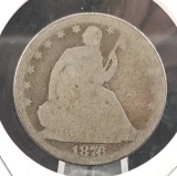 1876 Seated Half Dollar