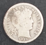 1914-S Barber Dime
