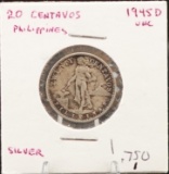 1945-D 20 centavos Philippians Coin
