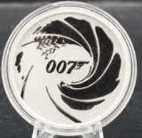 2022 1 Ounce 007 Silver Round