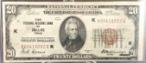 1929 $20 Federal Reserve Note