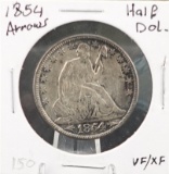 1854-O Seated Half Dollar