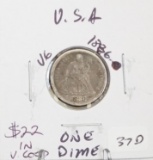 1886 Seated Dime