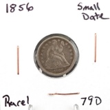 1856 Seat Dime