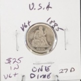 1885 Seated Dime