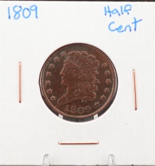 1809 Classic Head Half Cent
