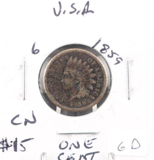 1859 Indian Head Cent