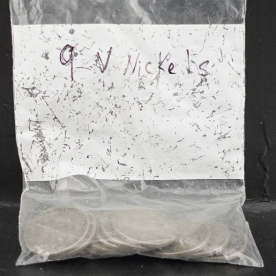 (9) V Nickels