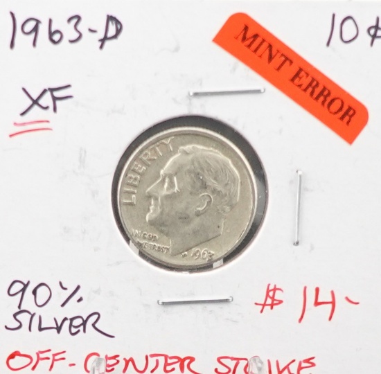 1963-D Roosevelt Dime