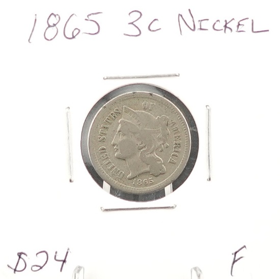 1865 3 Cent Nickel