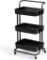 Costway 3-Tier Utility Cart Storage Rolling Cart