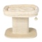 Cat Tree Tower with Large Plush Perch and Sisal Scratching Plate-Beige