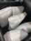 5 Sofa Pillow Cushions - White