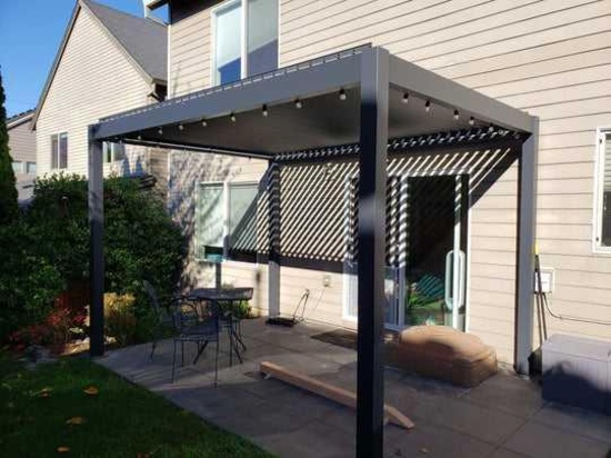 Bon Pergola 10' x 13' Freestanding Villa Pergola VP-4325-WM