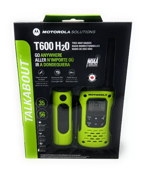 Motorola Two-way Radios, #T600 (2-Pack)
