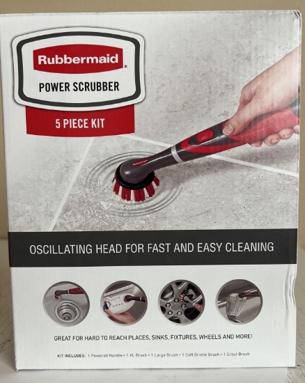 Rubbermaid Power Scrubber Kit