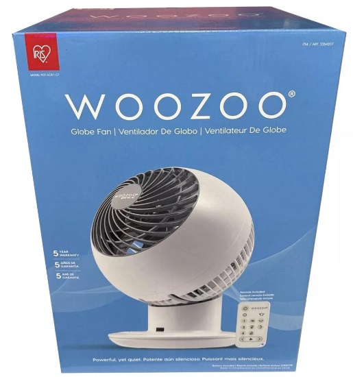Woozoo 5-Speed Globe Fan