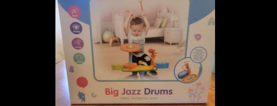 Big Jazz Drums Children Drum Set by Dig O