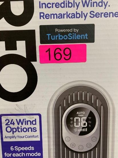 Dreo 42" Cruiser Pro T1 Oscillating Bladeless Tower Fan, White