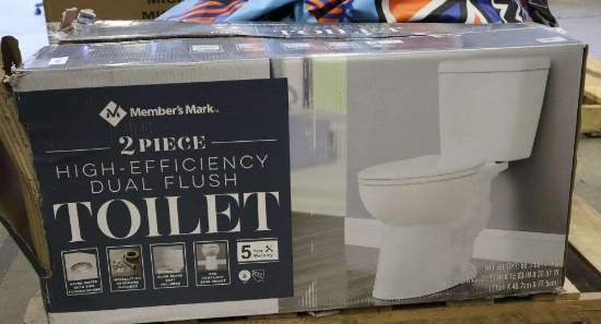 Member's Mark 2-Piece High Efficiency Dual Flush Toilet