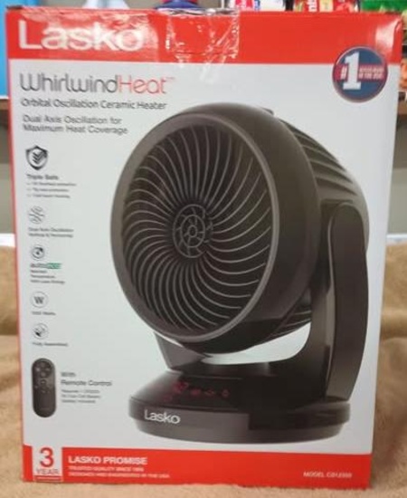Lasko Whirlwind Heat Orbital Oscillation Ceramic Space Heater