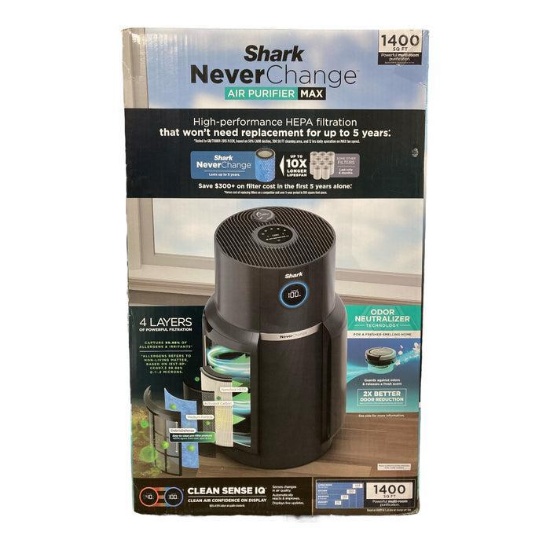 Shark Never Change Air Purifier, Black