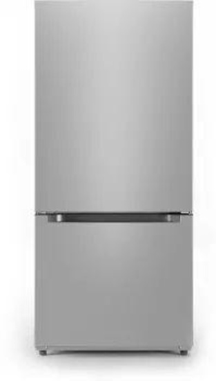 Midea 18.7 Cu. Ft. Bottom Mount Freezer Refrigerator - Stainless Steel #MRB19B7AST