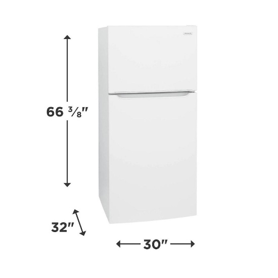 Frigidaire 20.0 cu. ft. Top Freezer Refrigerator in White FFHT2045VW9