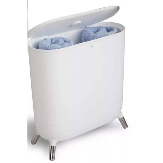 Sharper Image SpaStudio Towel Warmer, White
