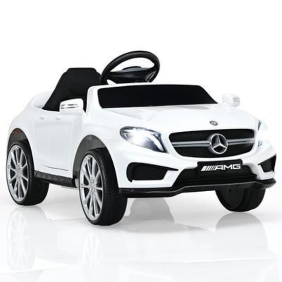 Costway 12V Electric Kids Ride On Car Licensed Mercedes Benz GLA45 with Remote Control