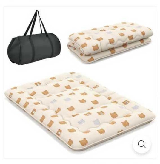 Giantex Floor/Futon/Roll-Up Mattress w/ Washable Cover and Carry Bag