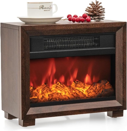 GOFLAME 13" Electric Fireplace Heater